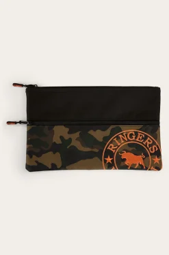 Online Ringers Western Spencer Pencil Case - Black/Camo
