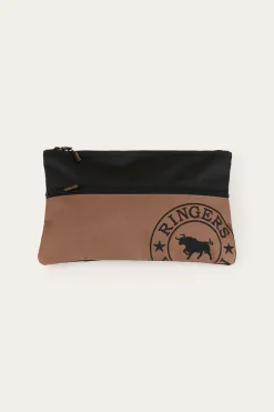Discount Ringers Western Spencer Pencil Case - Brown / Black