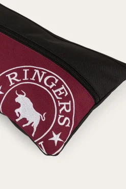 Sale Ringers Western Spencer Pencil Case - Burgundy/Black