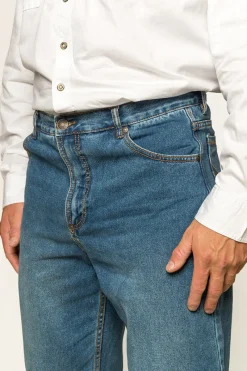 Clearance Ringers Western Station Hill Mens Relaxed Fit Jean - Mid Wash Blue