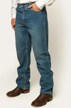 Clearance Ringers Western Station Hill Mens Relaxed Fit Jean - Mid Wash Blue