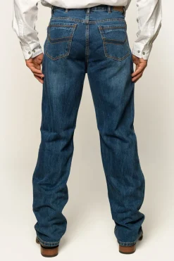 New Ringers Western Station Hill Mens Relaxed Fit Jean - Dark Wash Blue