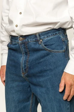 New Ringers Western Station Hill Mens Relaxed Fit Jean - Dark Wash Blue