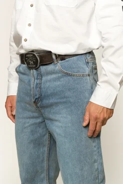 Discount Ringers Western Station Hill Mens Relaxed Fit Jean - Light Wash Blue