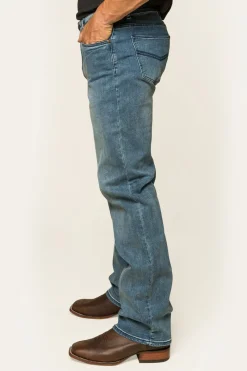 Online Ringers Western Sturt Mens Relaxed Leg Jeans - Light Blue