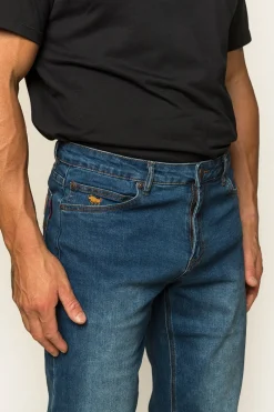 New Ringers Western Sturt Mens Relaxed Leg Jeans - Mid Blue