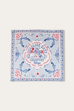 Best Ringers Western Summer Days Bandana Scarf - White