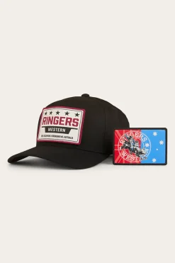 Online Ringers Western Switcheroo Baseball Cap - Black