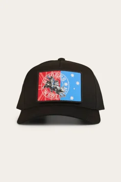 Online Ringers Western Switcheroo Baseball Cap - Black