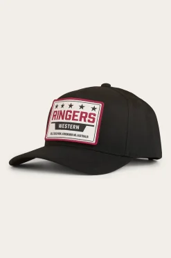 Online Ringers Western Switcheroo Baseball Cap - Black