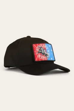 Online Ringers Western Switcheroo Baseball Cap - Black