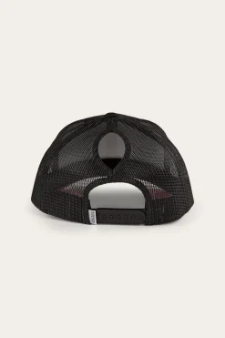 Online Ringers Western Tara Ponytail Trucker Cap - Black