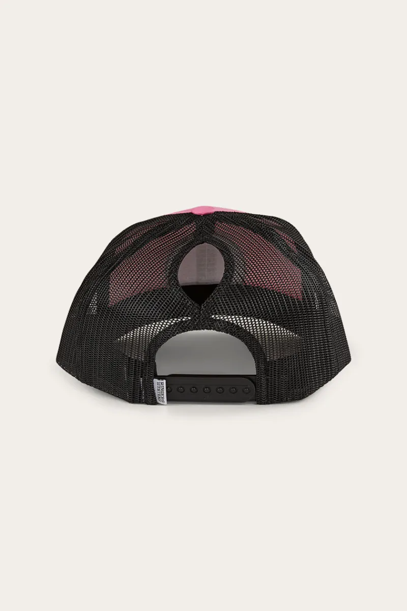 Online Ringers Western Tara Ponytail Trucker Cap - Melon