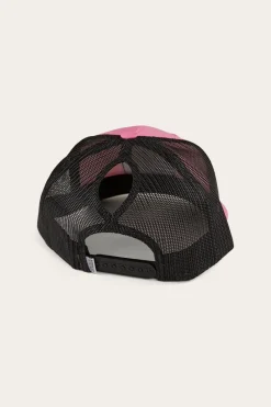 Online Ringers Western Tara Ponytail Trucker Cap - Melon