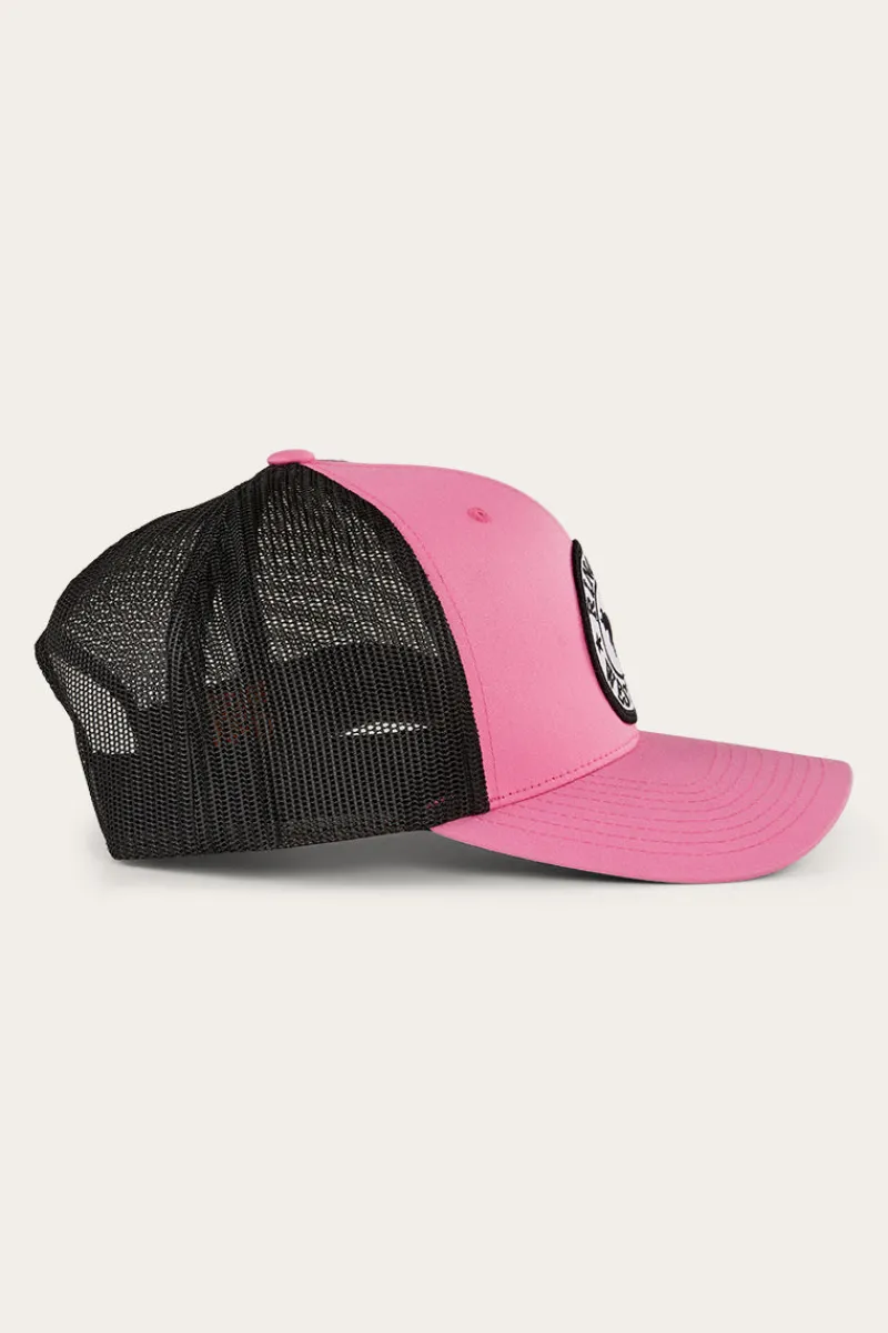 Online Ringers Western Tara Ponytail Trucker Cap - Melon