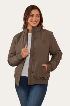 Clearance Ringers Western Tesbury Womens Jacket - Brown/Military