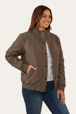Clearance Ringers Western Tesbury Womens Jacket - Brown/Military