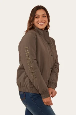 Clearance Ringers Western Tesbury Womens Jacket - Brown/Military