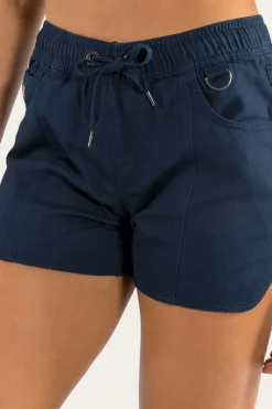Best Ringers Western Tora Womens Heavy Weight Ruggers - Dark Navy/Camel