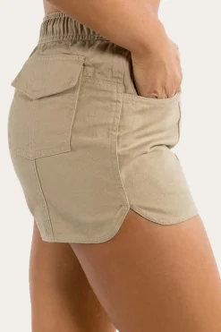 Outlet Ringers Western Tora Womens Heavy Weight Ruggers - Camel/Dark Navy