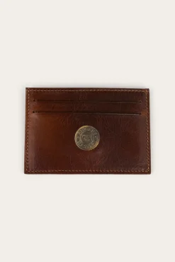 Hot Ringers Western Toro Card Wallet - Cognac