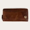 Clearance Ringers Western Toro Dama Zip Purse - Cognac