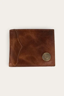 Hot Ringers Western Toro Midi Wallet - Cognac