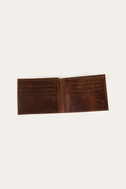 Hot Ringers Western Toro Midi Wallet - Cognac