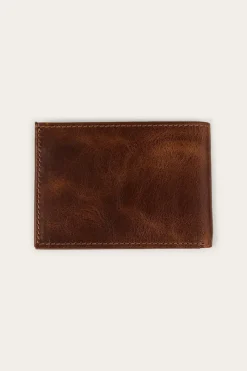 New Ringers Western Toro Slim Wallet - Cognac
