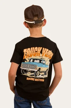 Discount Ringers Western Truck Yeah Boys Classic Fit T-Shirt - Black