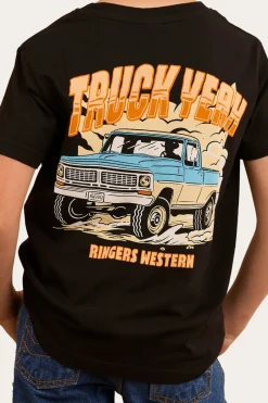 Discount Ringers Western Truck Yeah Boys Classic Fit T-Shirt - Black