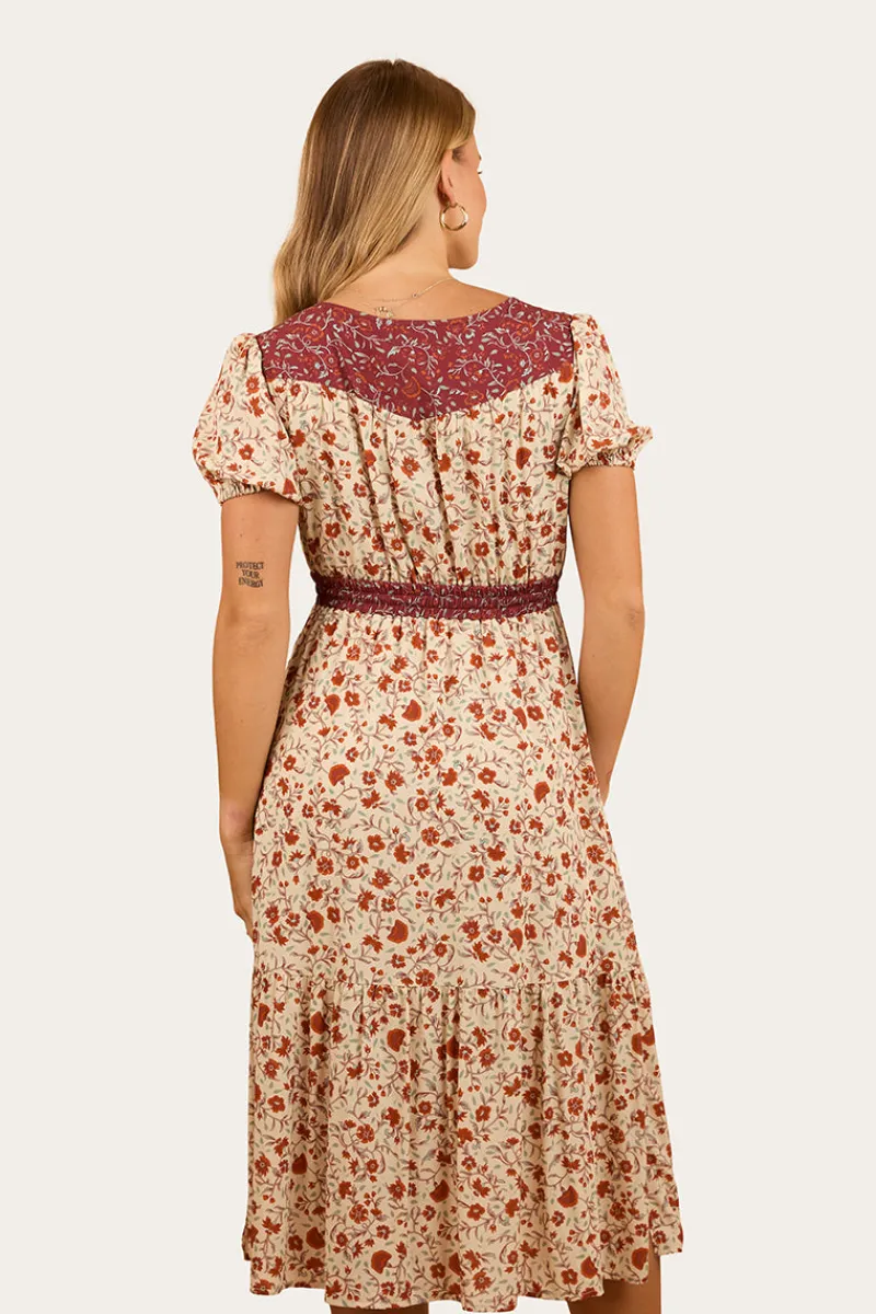 Ringers Western Twyla Womens Midi Dress - Off White