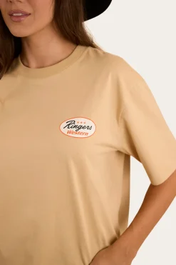 Best Ringers Western Up North Unisex T-Shirt - Dark Sand