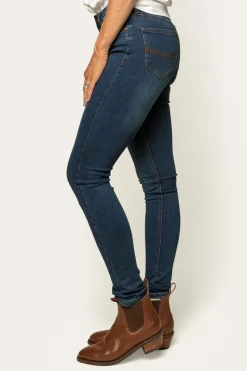 Best Ringers Western Victoria Womens Mid-Rise Straight-Leg Jeans - Classic Blue