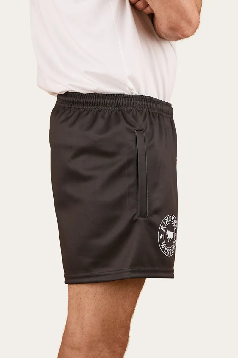 New Ringers Western Walkabout Warrior Footy Short - Charcoal / Multi