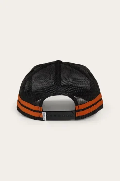 Outlet Ringers Western Walkabout Warrior Trucker Cap - Black