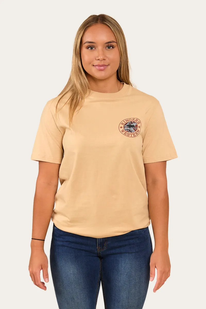 New Ringers Western Walkabout Warrior Unisex T-Shirt - Dark Sand