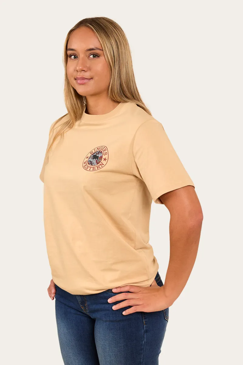 New Ringers Western Walkabout Warrior Unisex T-Shirt - Dark Sand