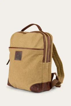 Outlet Ringers Western Waxicanvas Backpack - Sand