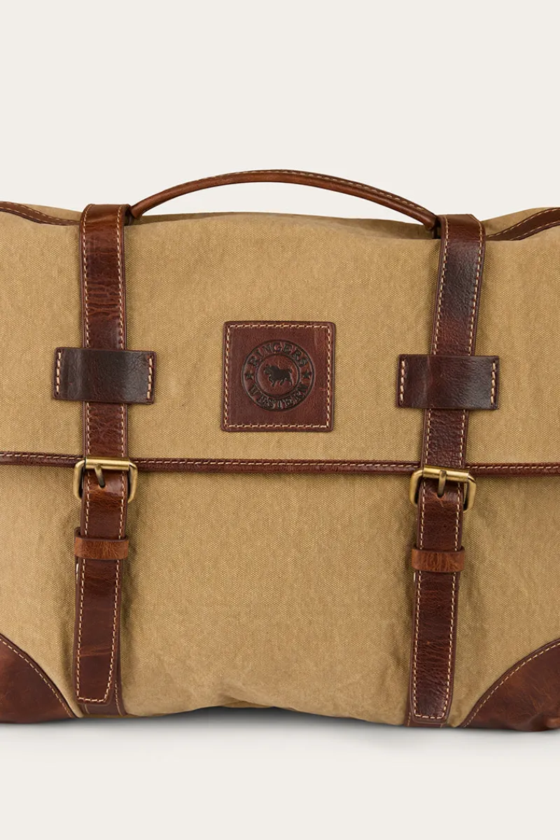 Outlet Ringers Western Waxicanvas Messenger - Sand