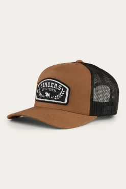 Outlet Ringers Western Wheatbelt Trucker Cap - Clay