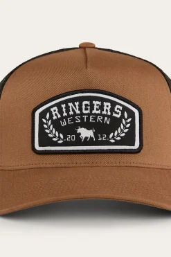 Outlet Ringers Western Wheatbelt Trucker Cap - Clay