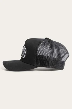 Outlet Ringers Western Wheatbelt Wool Trucker Cap - Black