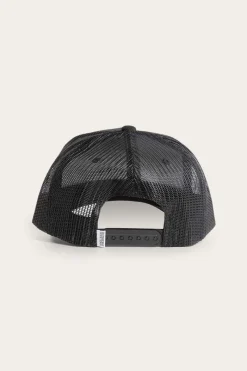Outlet Ringers Western Wheatbelt Wool Trucker Cap - Black