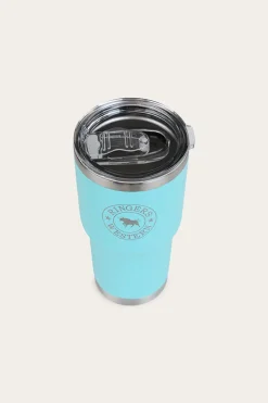 Hot Ringers Western Yarra Powder Coated Insulated Tumbler - Turquoise