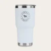 Clearance Ringers Western Yarra Powder Coated Insulated Tumbler - White