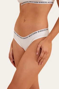 Hot Ringers Western Zara Womens Hipster Brief - White