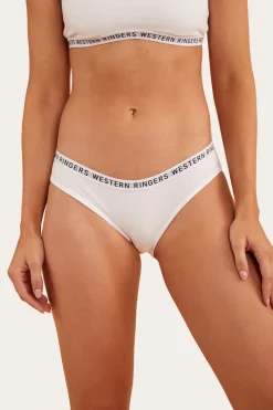 Hot Ringers Western Zara Womens Hipster Brief - White