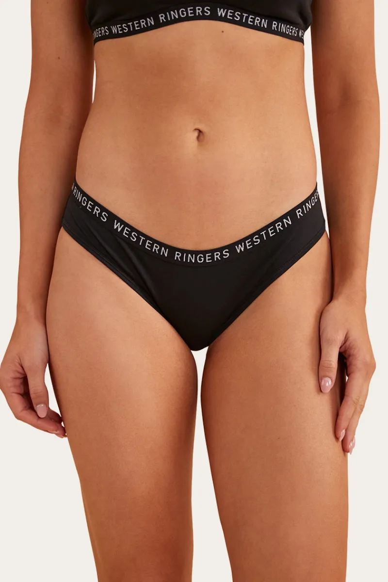 Sale Ringers Western Zara Womens Hipster Brief - Black