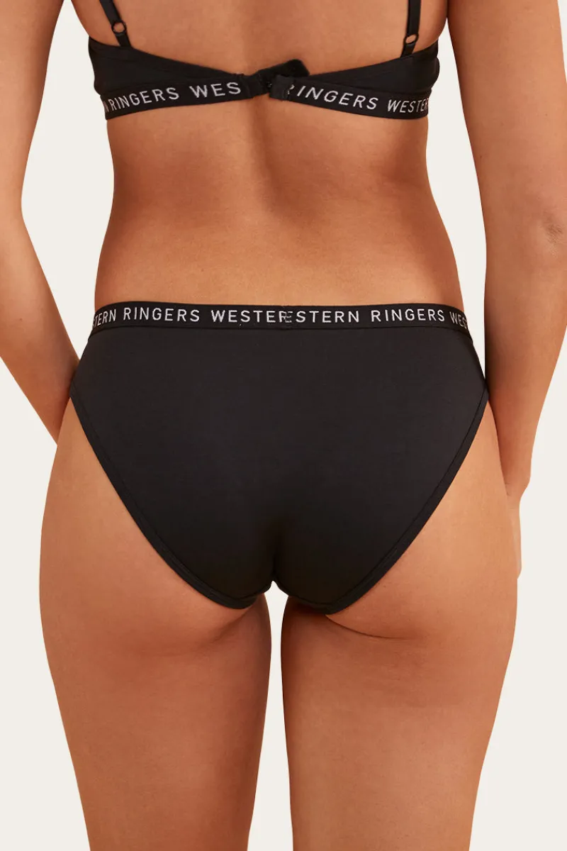 Sale Ringers Western Zara Womens Hipster Brief - Black